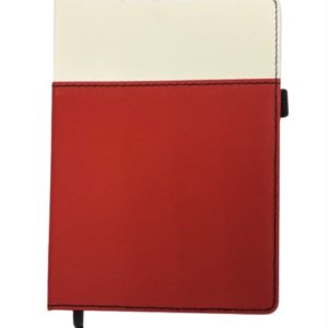 Padfolio Jotter Wrap Around Color – 5′ x 7″ – Red – Item #15843red