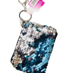 Sequin Purse Keychain – 4 1/2 x 3 1/4″ – Flip Color Changing – Assorted Styles – Item #7042